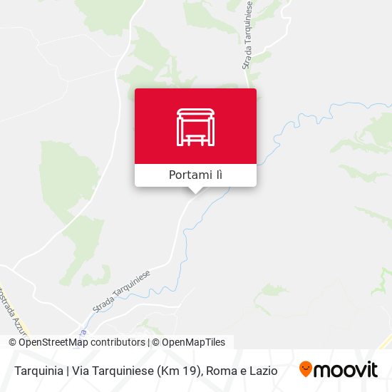 Mappa Tarquinia | Via Tarquiniese (Km 19)