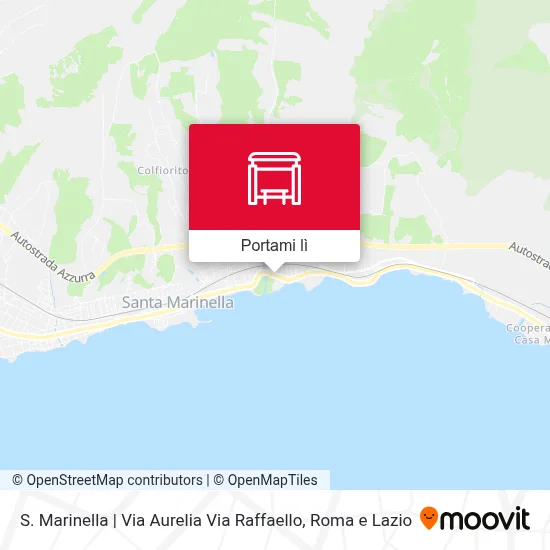 Mappa S. Marinella | Via Aurelia Via Raffaello