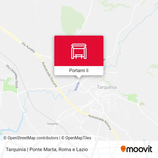Mappa Tarquinia | Ponte Marta