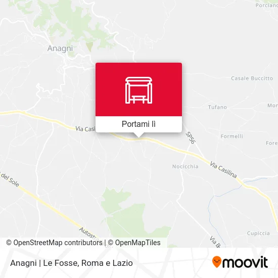 Mappa Anagni | Le Fosse