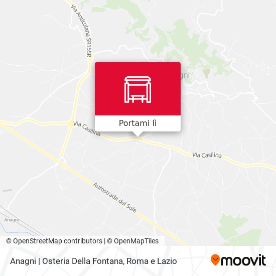 Mappa Anagni | Osteria Della Fontana