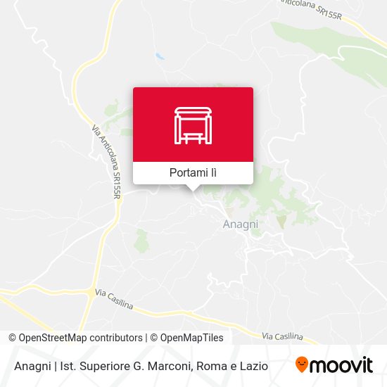 Mappa Anagni | Ist. Superiore G. Marconi