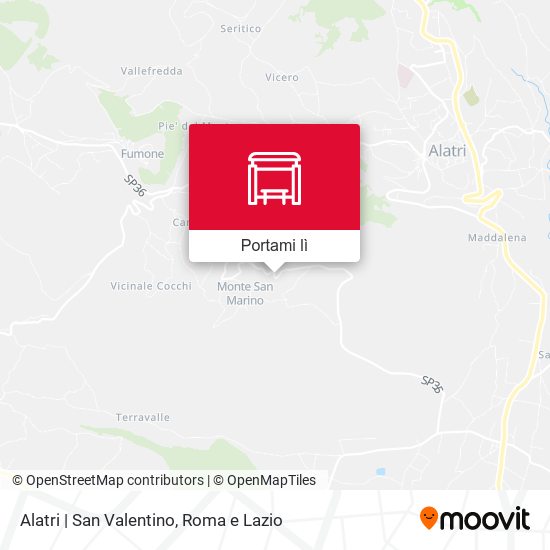 Mappa Alatri | San Valentino