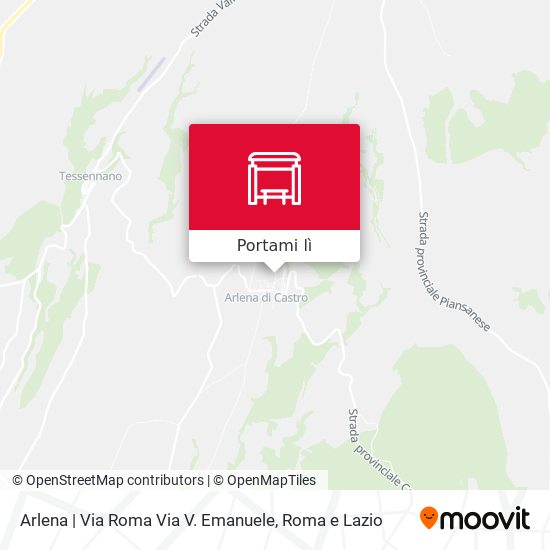 Mappa Arlena | Via Roma Via V. Emanuele