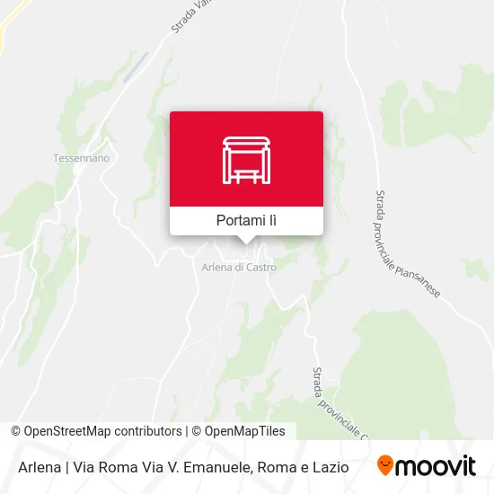 Mappa Arlena | Via Roma Via V. Emanuele