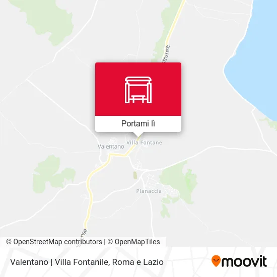 Mappa Valentano | Villa Fontanile