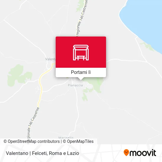 Mappa Valentano | Felceti