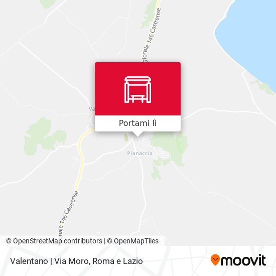 Mappa Valentano | Via Moro