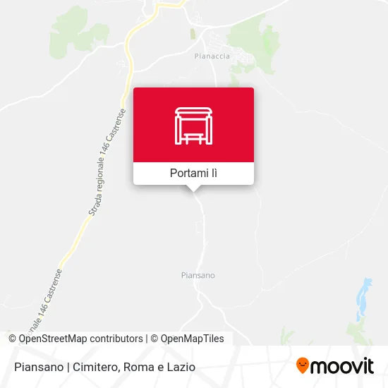 Mappa Piansano | Cimitero