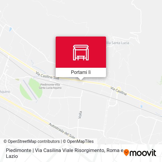 Mappa Piedimonte | Via Casilina Viale Risorgimento