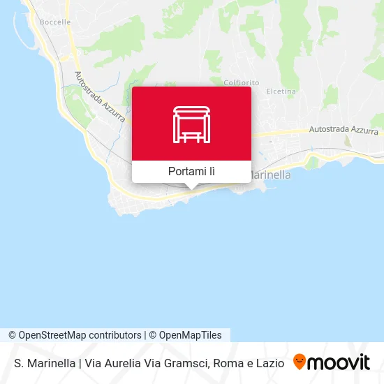 Mappa S. Marinella | Via Aurelia Via Gramsci