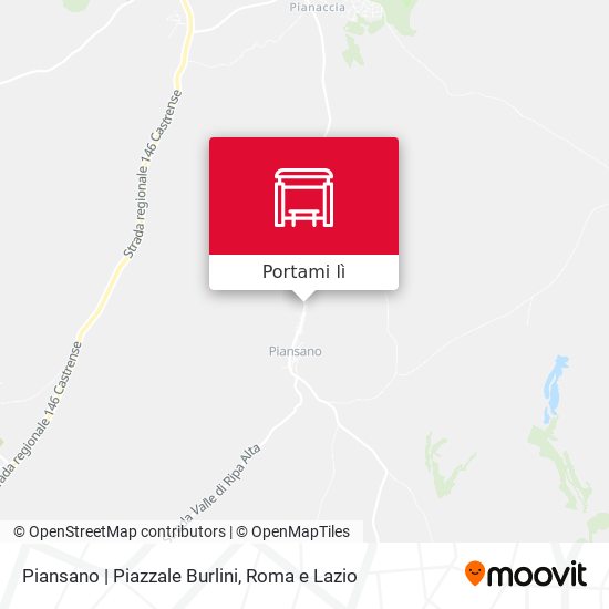 Mappa Piansano | Piazzale Burlini