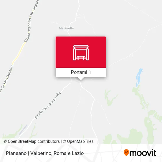 Mappa Piansano | Valperino