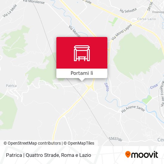 Mappa Patrica | Quattro Strade