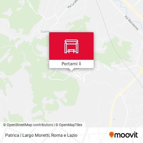 Mappa Patrica | Largo Moretti