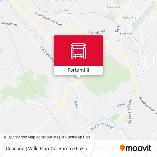 Mappa Ceccano | Valle Fioretta