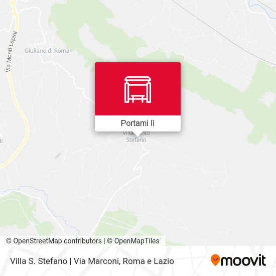 Mappa Villa S. Stefano | Via Marconi