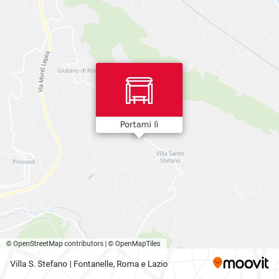 Mappa Villa S. Stefano | Fontanelle