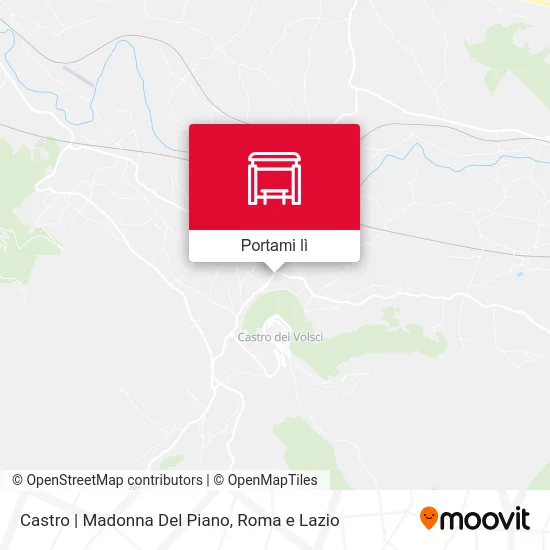Mappa Castro | Madonna Del Piano