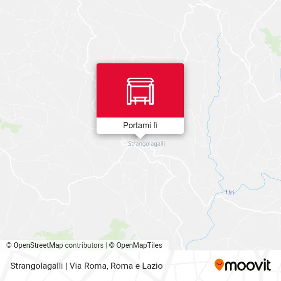 Mappa Strangolagalli | Via Roma