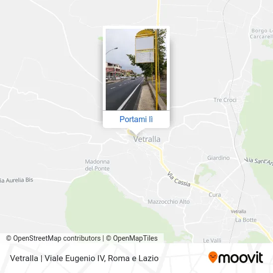 Mappa Vetralla | Viale Eugenio IV