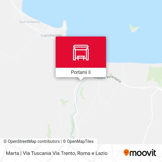 Mappa Marta | Via Tuscania Via Trento