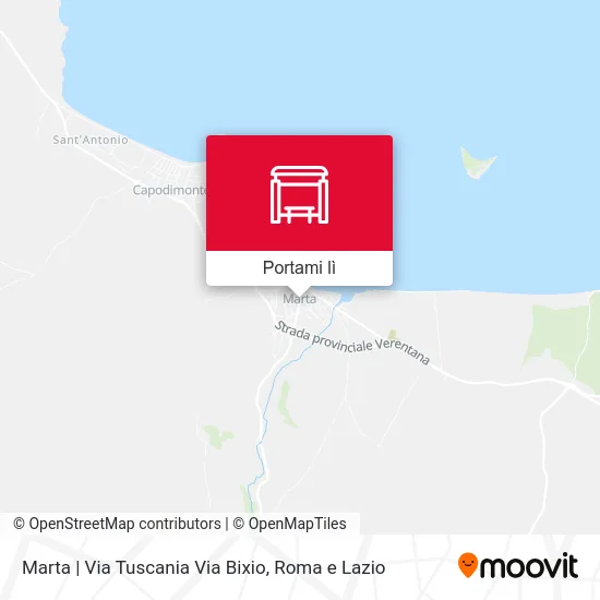 Mappa Marta | Via Tuscania Via Bixio