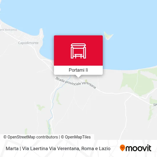 Mappa Marta | Via Laertina Via Verentana