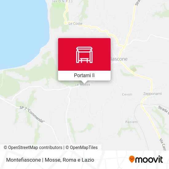 Mappa Montefiascone | Mosse