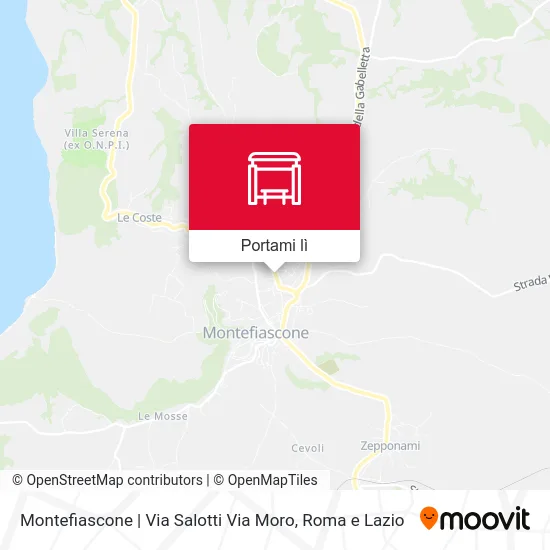 Mappa Montefiascone | Via Salotti Via Moro