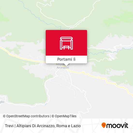 Mappa Trevi | Altipiani Di Arcinazzo