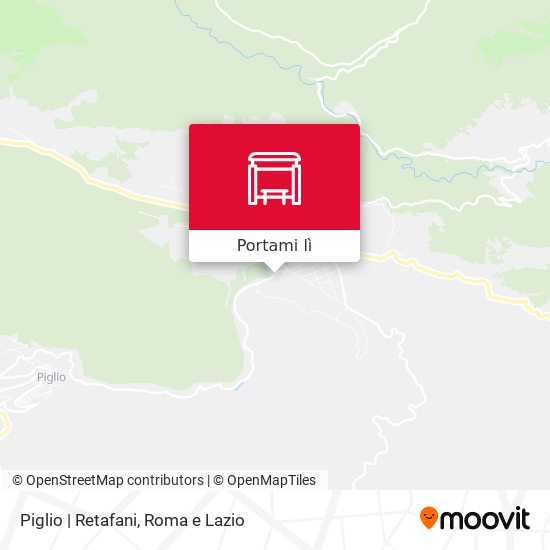 Mappa Piglio | Retafani