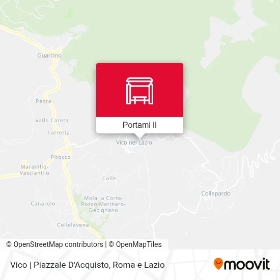 Mappa Vico | Piazzale D'Acquisto