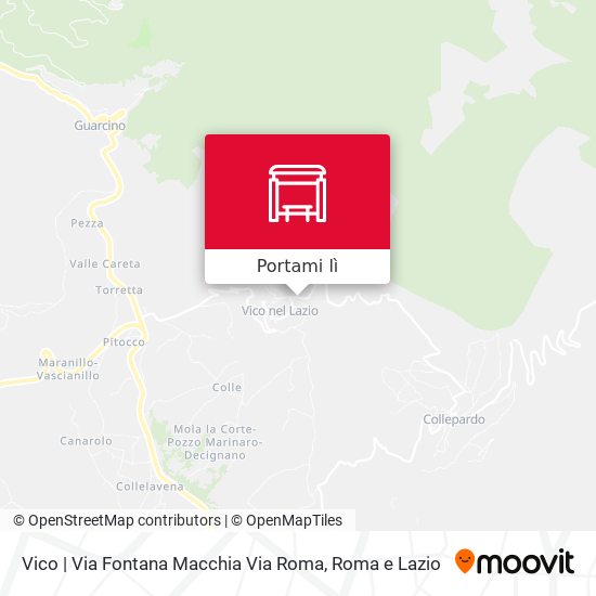 Mappa Vico | Via Fontana Macchia Via Roma
