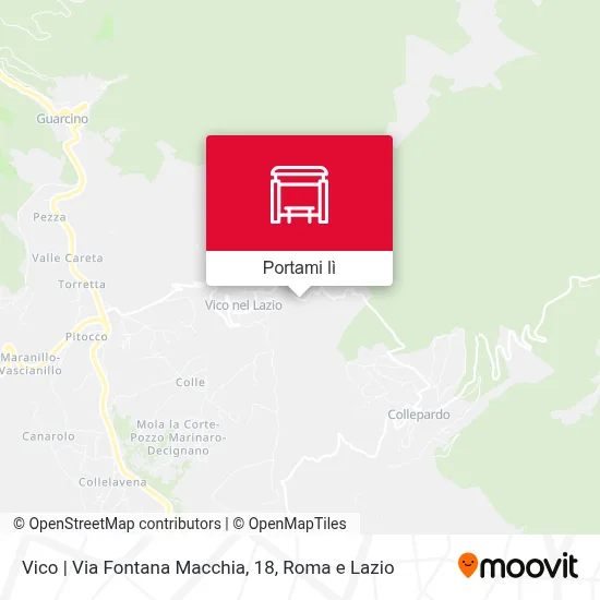 Mappa Vico | Via Fontana Macchia, 18