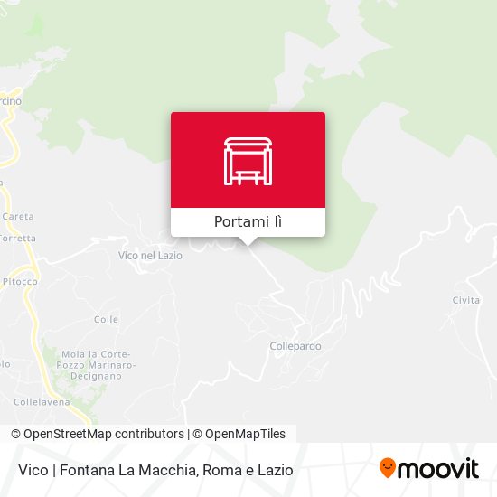 Mappa Vico | Fontana La Macchia