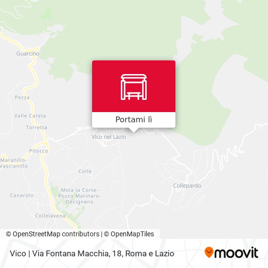 Mappa Vico | Via Fontana Macchia, 18