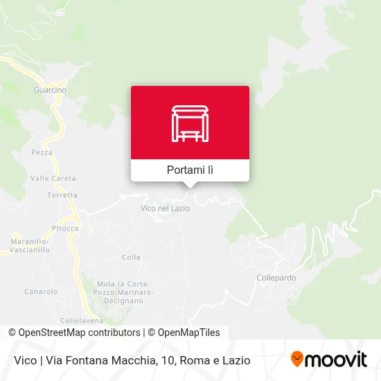 Mappa Vico | Via Fontana Macchia, 10