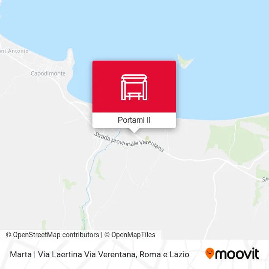 Mappa Marta | Via Laertina Via Verentana