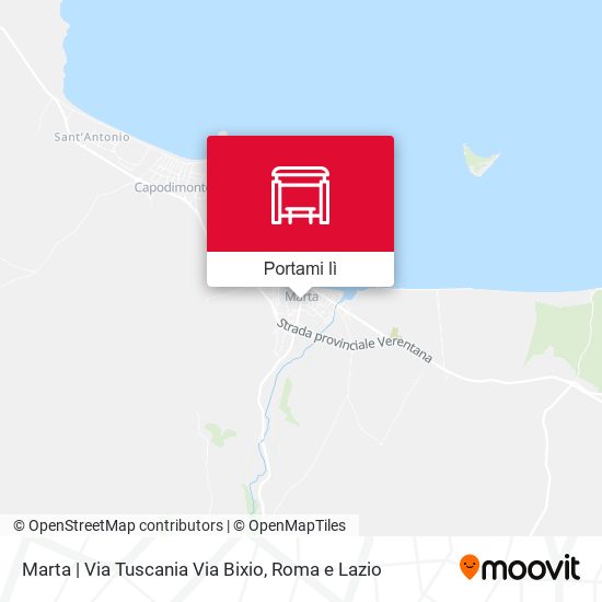 Mappa Marta | Via Tuscania Via Bixio
