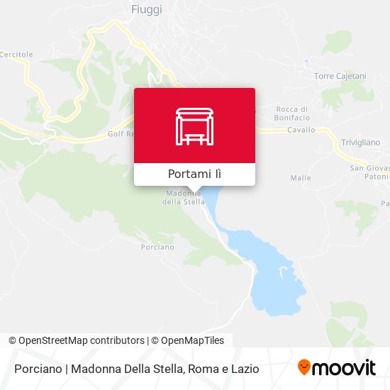 Mappa Porciano | Madonna Della Stella