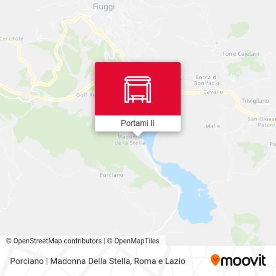 Mappa Porciano | Madonna Della Stella