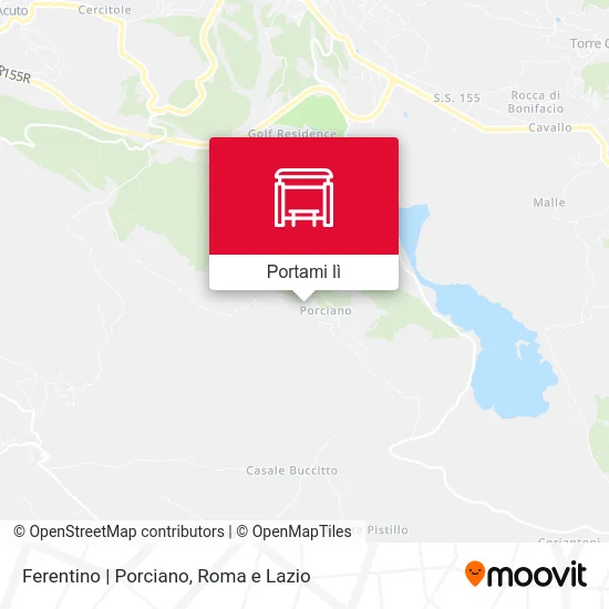 Mappa Ferentino | Porciano