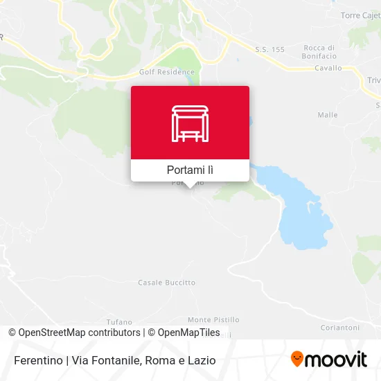 Mappa Ferentino | Via Fontanile