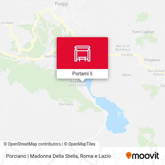 Mappa Porciano | Madonna Della Stella