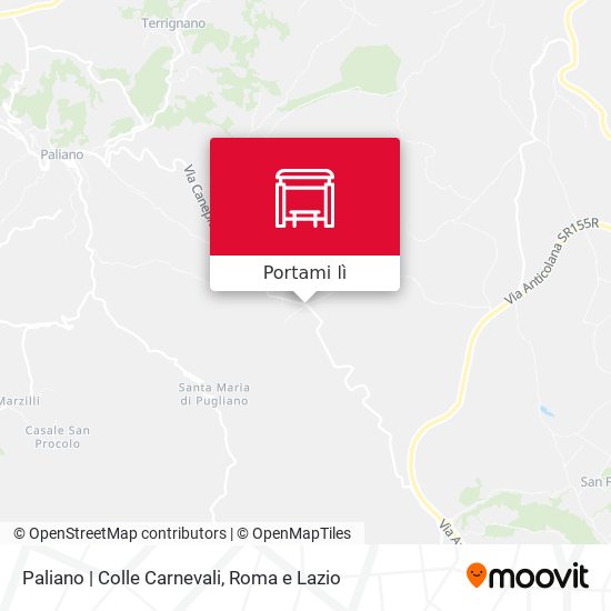 Mappa Paliano | Colle Carnevali