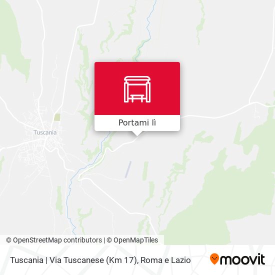 Mappa Tuscania | Via Tuscanese (Km 17)