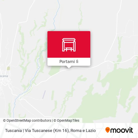 Mappa Tuscania | Via Tuscanese (Km 16)