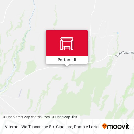 Mappa Viterbo | Via Tuscanese Str. Cipollara