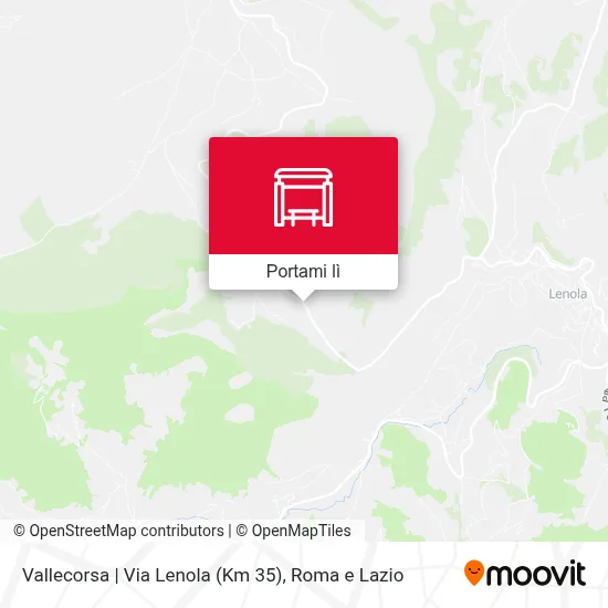 Mappa Vallecorsa | Via Lenola (Km 35)